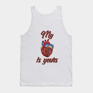 My Heart Is Your Surgeon Nurse Funny Valentine's Day Shirt Tank Top